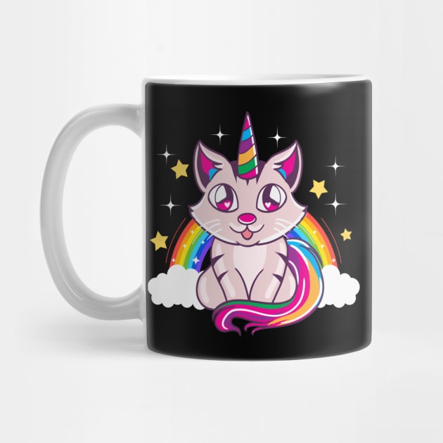 Cute & Funny Unicorn Cat Rainbow Kitty Magical by theperfectpresents